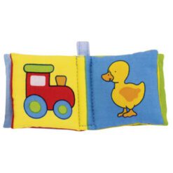 Libro de tela sonoro con dibujos