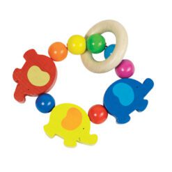 Sonajero elástico elefante