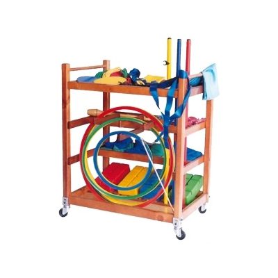 Carro de psicomotricidad lleno