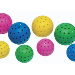 Pelota perforada con cascabel 12 cm