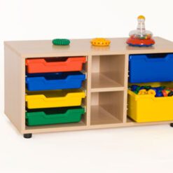 Armario gavetero superbajo