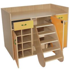 Mueble Cambiador con Escalera