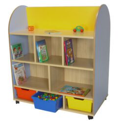 Carro alto de libros