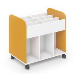 Mueble Carro Escolar para Libros y Juegos Dan