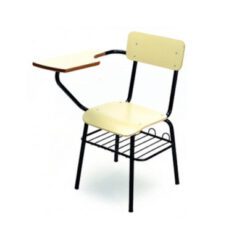 Silla con pala y rejilla estructura negra