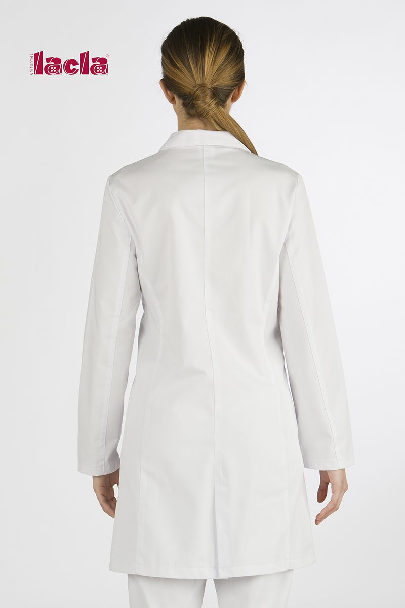 BATA M/L BOTONES CUELLO SOLAPA 2019-51307942 BLANCO - Imagen 2
