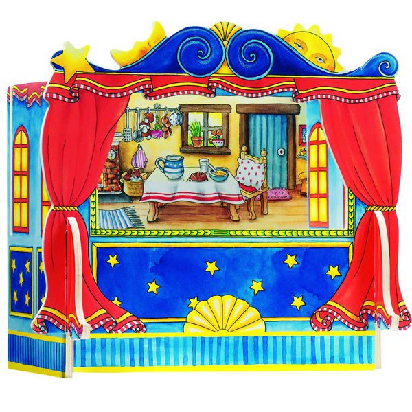Teatro para marioneta de dedos