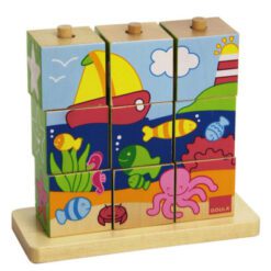 Puzzle cubos mar