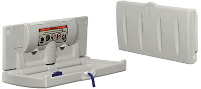 Cambiador - Mesa de aseo pared horizontal