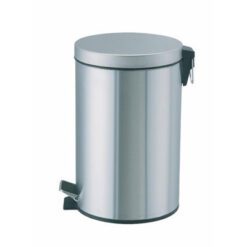 Papelera inoxidable con pedal 12 L.