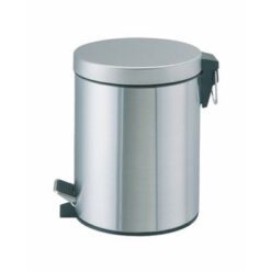 Papelera inoxidable con pedal 5 L.