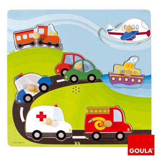 Puzzle sonido vehículos