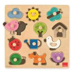 Puzzle siluetas campo