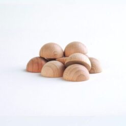 Semiesferas de madera