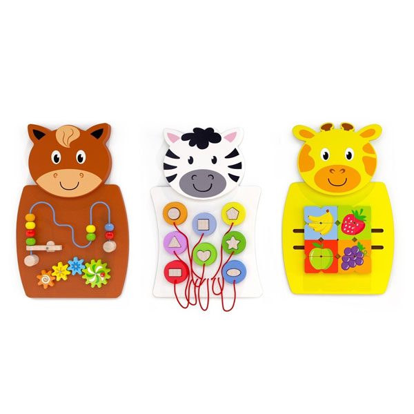 Set de 3 juguetes de pared