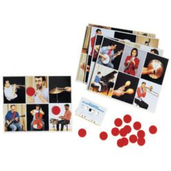 Lotería sonora. Instrumentos de música.