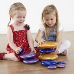 Piedras metálicas de colores