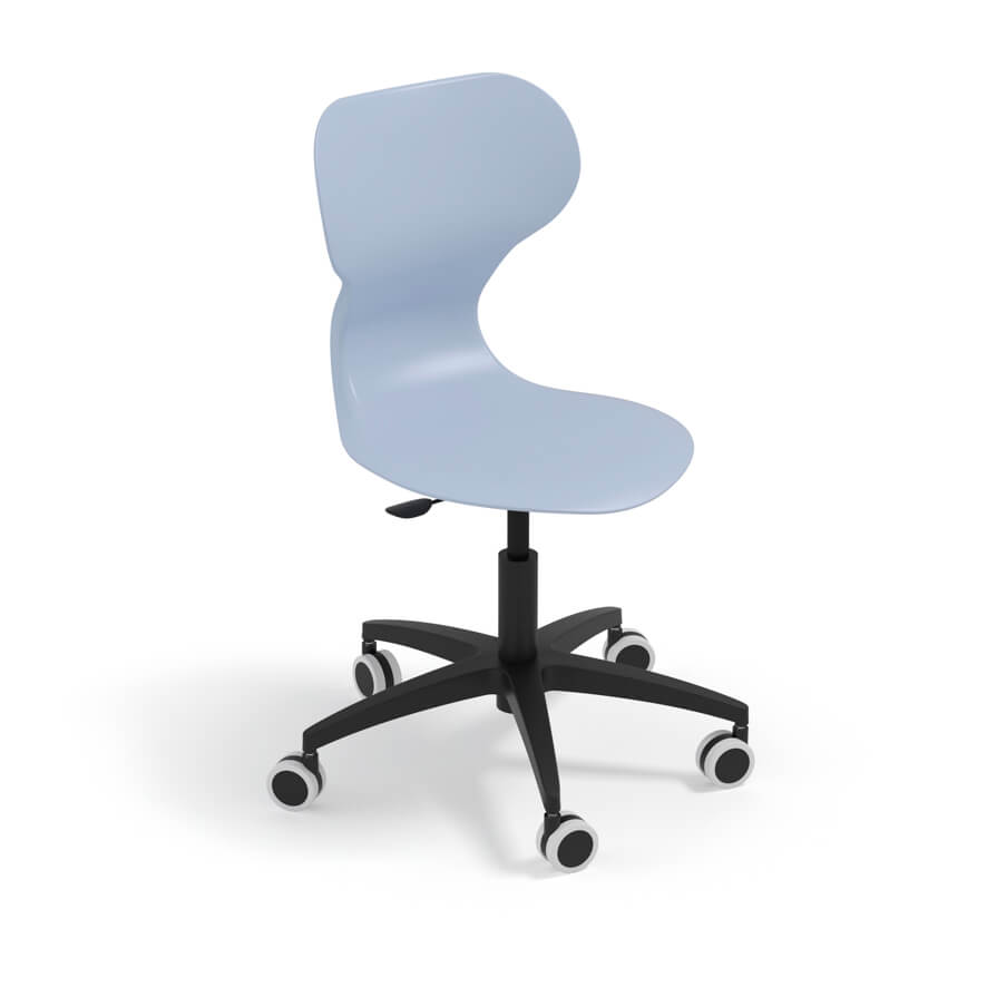 Silla de Polipropileno Mia Mini con Ruedas para Educadores - Imagen 2