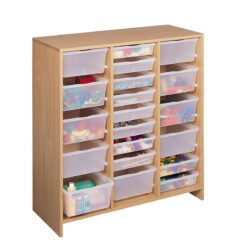 Gavetero 20 cajones transparentes